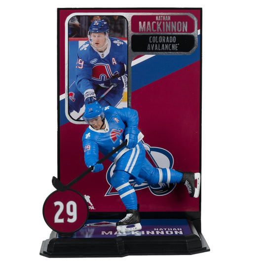 NHL McFarlane's SportsPicks Quebec Nordiques Retro Nathan MacKinnon 7-Inch Scale Posed Figure