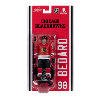 NHL McFarlanes SportsPicks Chicago Blackhawks Connor Bedard 6-Inch Scale Articulated Action Figure - Image 3