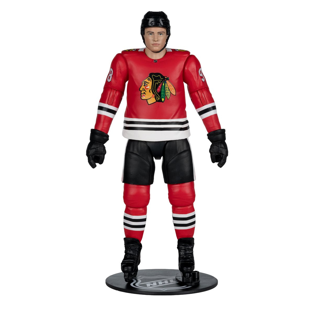 NHL McFarlanes SportsPicks Chicago Blackhawks Connor Bedard 6-Inch Scale Articulated Action Figure - Image 5