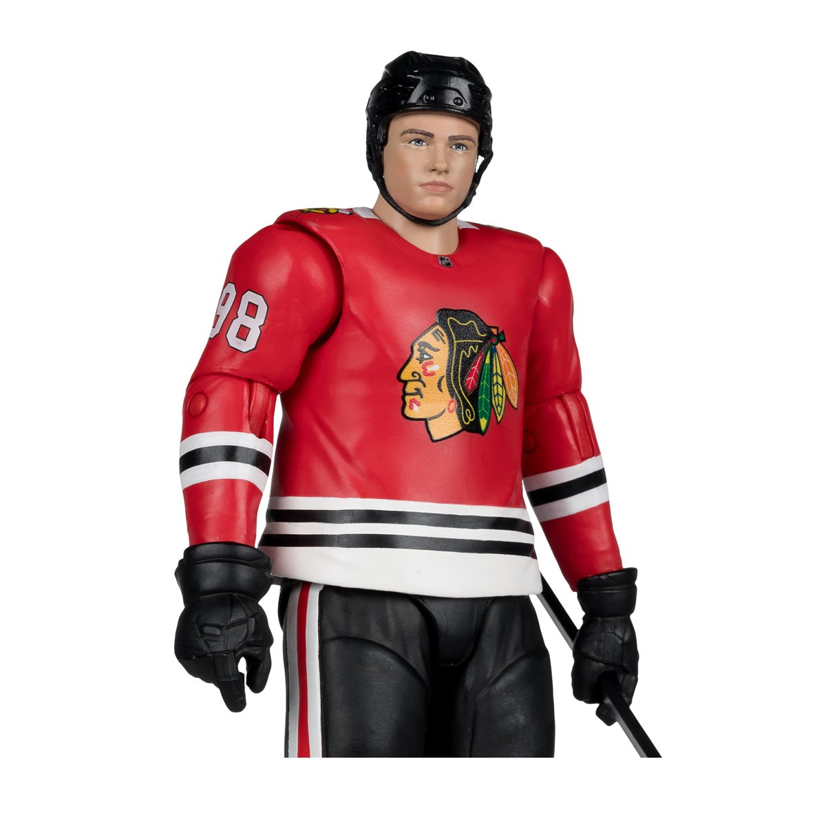 NHL McFarlanes SportsPicks Chicago Blackhawks Connor Bedard 6-Inch Scale Articulated Action Figure - Image 7