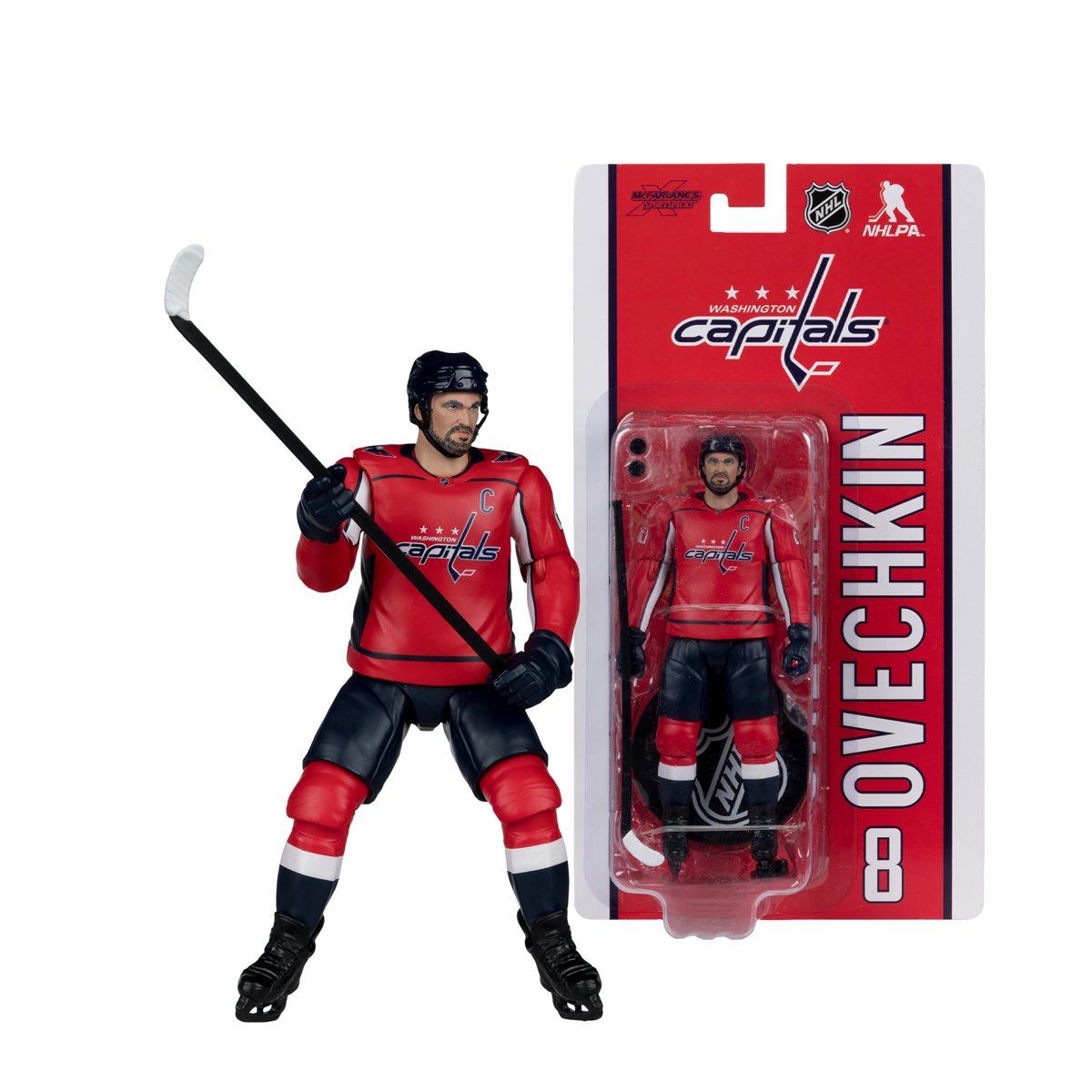 NHL McFarlanes SportsPicks Washington Capitals Alex Ovechkin 6-Inch Scale Articulated Action Figure - Image 6
