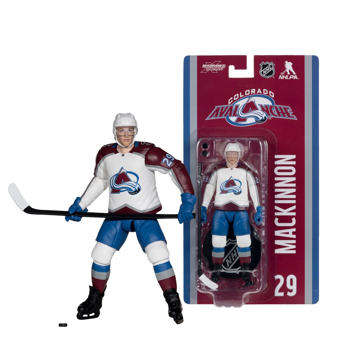 NHL McFarlanes SportsPicks Wave 2 Colorado Avalanche Nathan MacKinnon 6-Inch Scale Articulated Action Figure - Image 4
