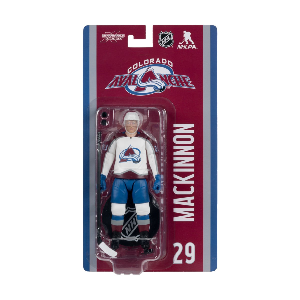 NHL McFarlanes SportsPicks Wave 2 Colorado Avalanche Nathan MacKinnon 6-Inch Scale Articulated Action Figure - Image 7