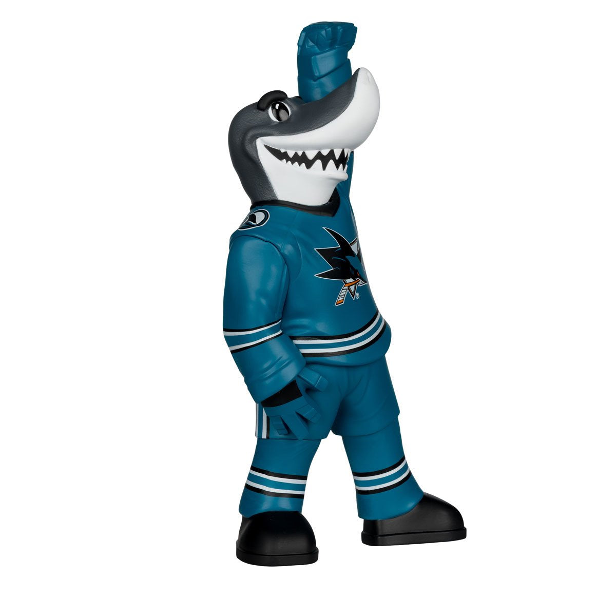 NHL San Jose Sharks S.J. Sharkie Mascot Posed Figure - Image 3