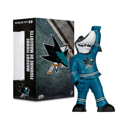NHL San Jose Sharks S.J. Sharkie Mascot Posed Figure - Image 6