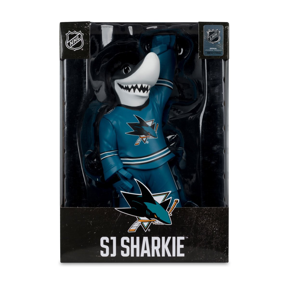 NHL San Jose Sharks S.J. Sharkie Mascot Posed Figure - Image 7