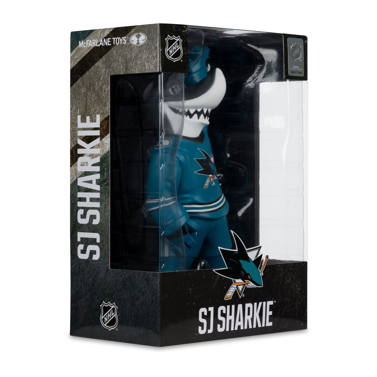 NHL San Jose Sharks S.J. Sharkie Mascot Posed Figure - Image 8
