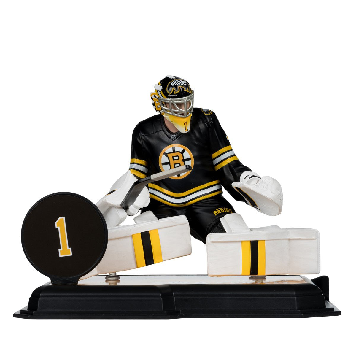 NHL SportsPicks Boston Bruins Jeremy Swayman 7-Inch Posed Figure - Image 2