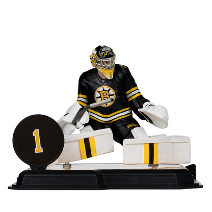 NHL SportsPicks Boston Bruins Jeremy Swayman 7-Inch Posed Figure - Image 2