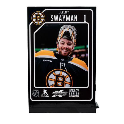 NHL SportsPicks Boston Bruins Jeremy Swayman 7-Inch Posed Figure - Image 6