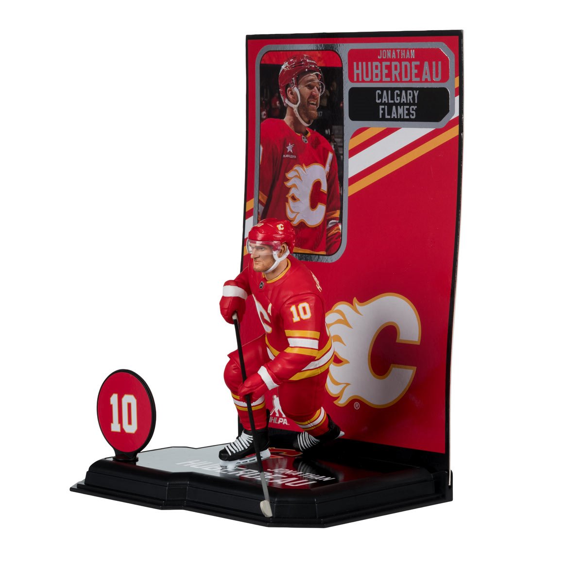 NHL SportsPicks Calgary Flames Jonathan Huberdeau 7-Inch Posed Figure - Image 4