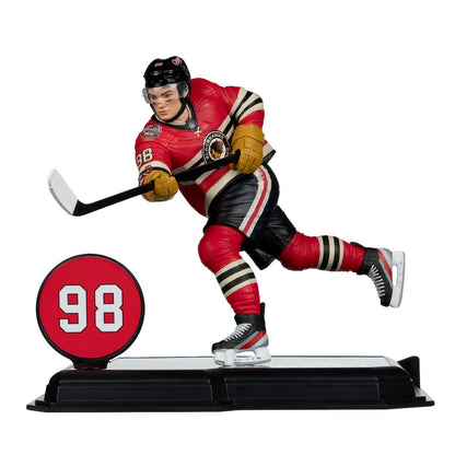 NHL SportsPicks Chicago Blackhawks Connor Bedard Winter Classic Jersey 7-Inch Posed Figure - Image 2