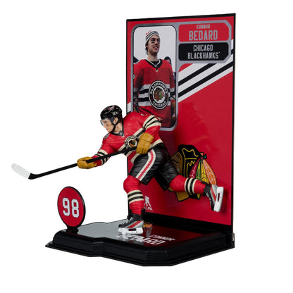NHL SportsPicks Chicago Blackhawks Connor Bedard Winter Classic Jersey 7-Inch Posed Figure - Image 4