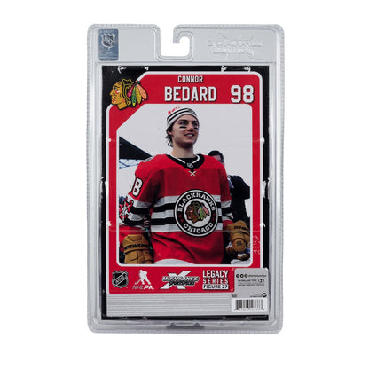 NHL SportsPicks Chicago Blackhawks Connor Bedard Winter Classic Jersey 7-Inch Posed Figure - Image 9