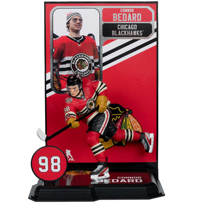 NHL SportsPicks Chicago Blackhawks Connor Bedard Winter Classic Jersey 7-Inch Posed Figure