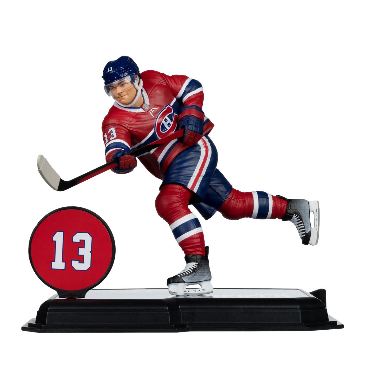 NHL SportsPicks Montreal Canadiens Cole Caufield Alternate Jersey 7-Inch Posed Figure - Image 2