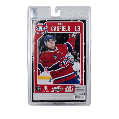 NHL SportsPicks Montreal Canadiens Cole Caufield Alternate Jersey 7-Inch Posed Figure - Image 9
