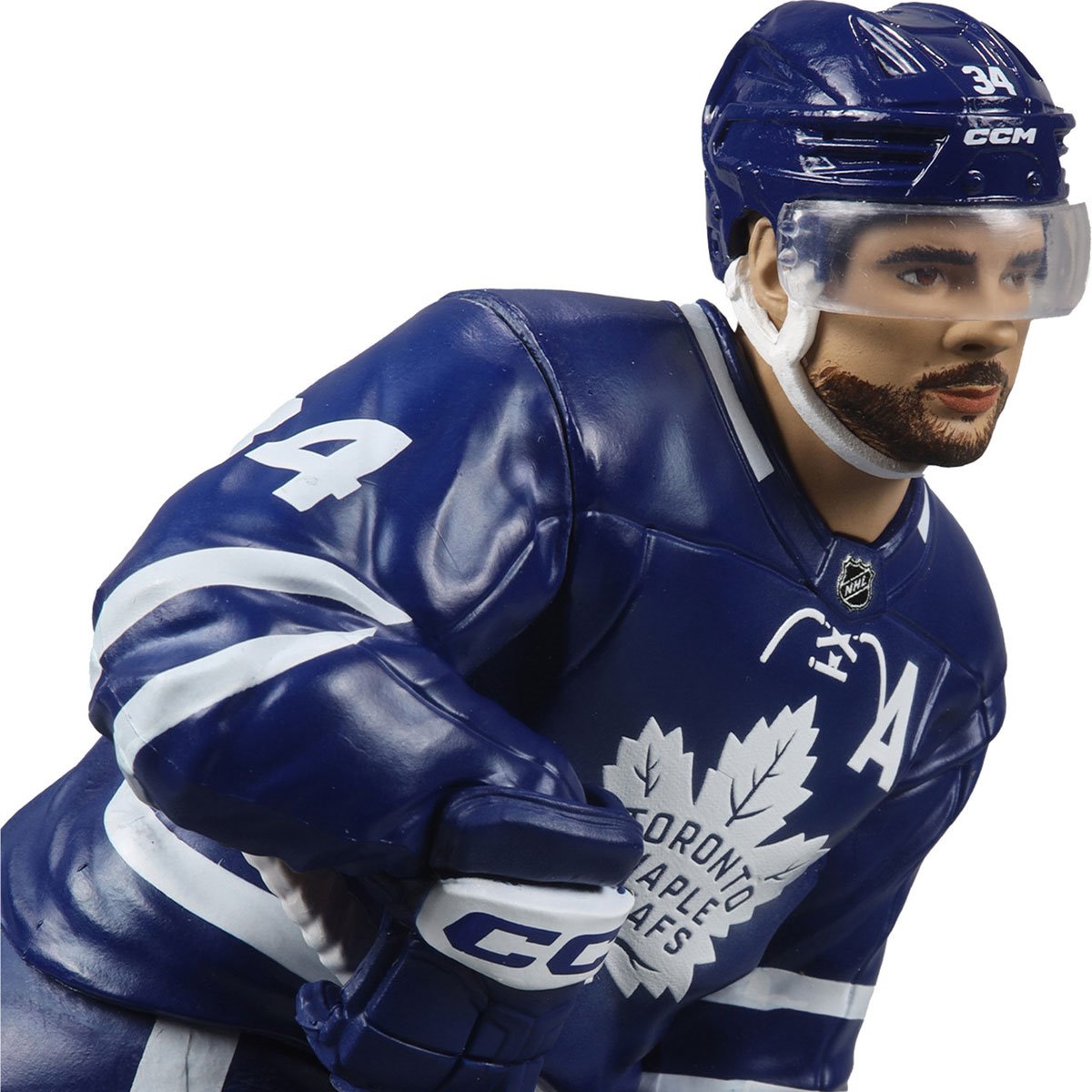 NHL SportsPicks Toronto Maple Leafs Auston Matthews 7-Inch Posed Figure - Image 4