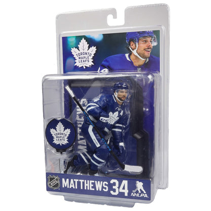 NHL SportsPicks Toronto Maple Leafs Auston Matthews 7-Inch Posed Figure - Image 7
