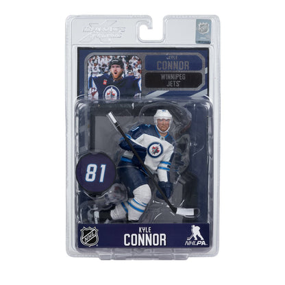 NHL SportsPicks Winnipeg Jets Kyle Connor 7-Inch Posed Figure - Image 8