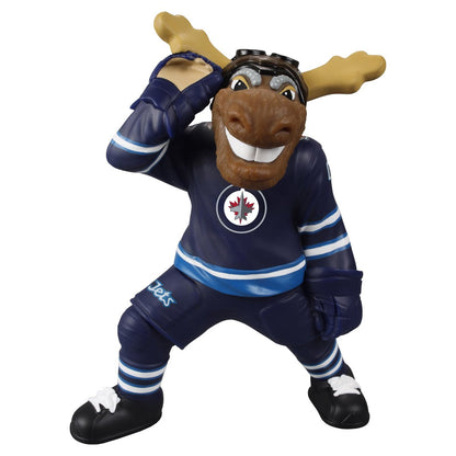 NHL Winnipeg Jets Mick E. Moose Mascot Posed Figure - Image 2