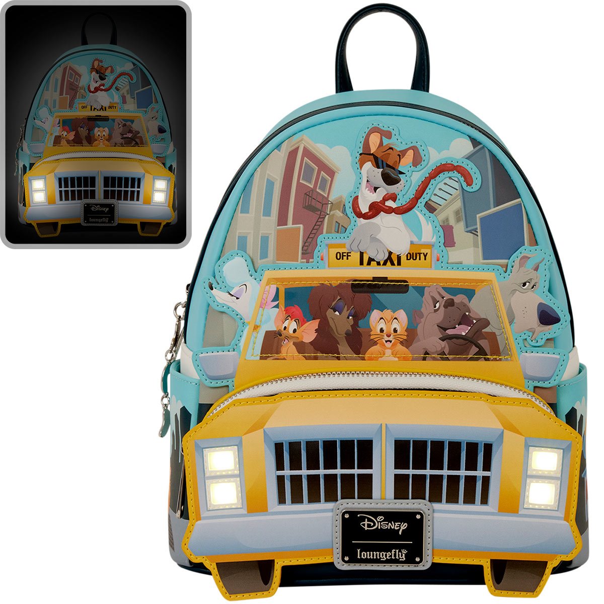 Oliver and Company Taxi Scene Mini-Backpack