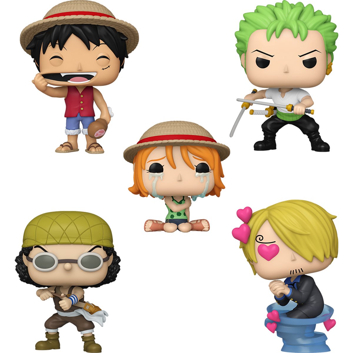 One Piece Funko Pop! Vinyl Figure 5-Pack - Image 2