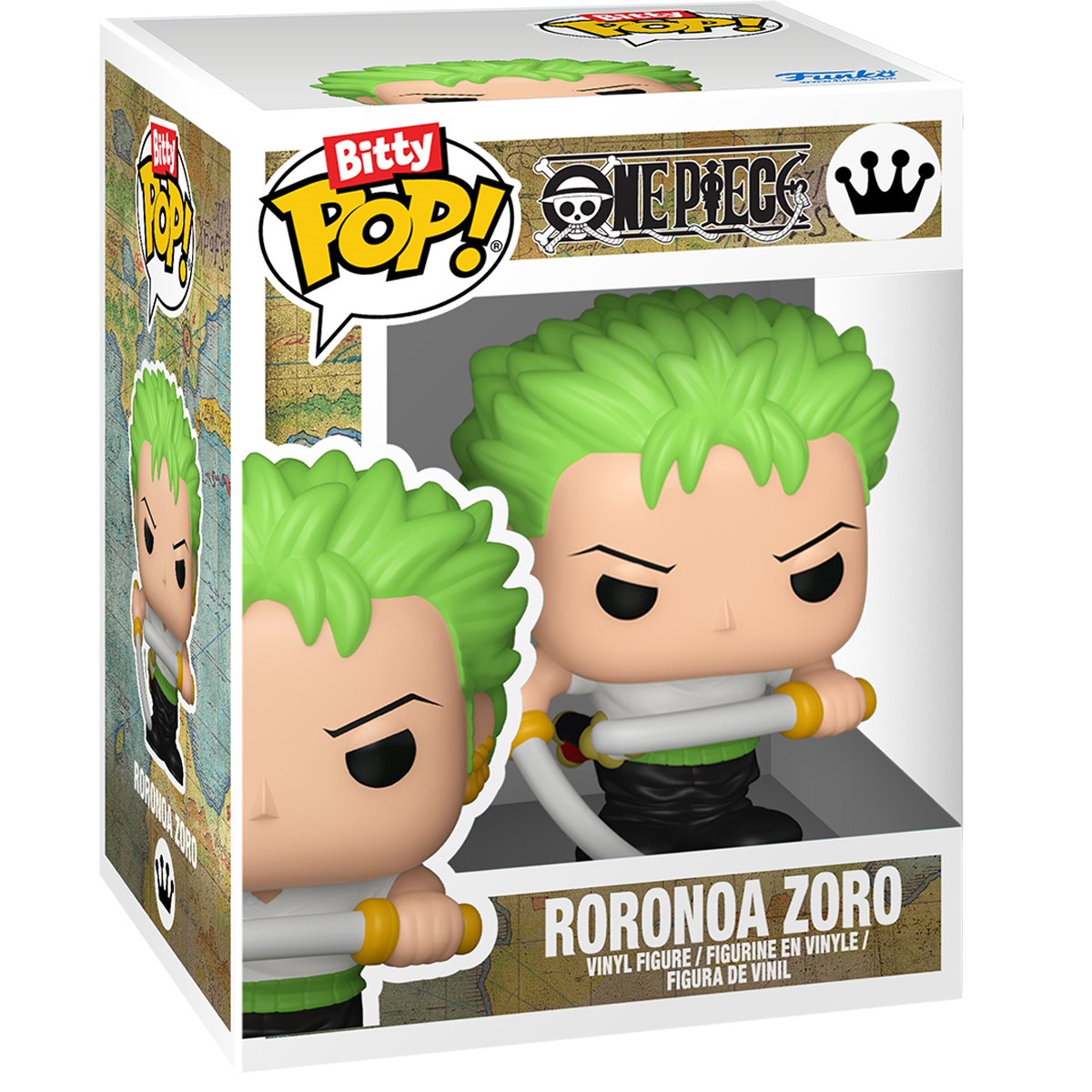 One Piece Roronoa Zoro and Sanji Funko Bitty Pop! Mini-Figure 2-Pack - Image 4