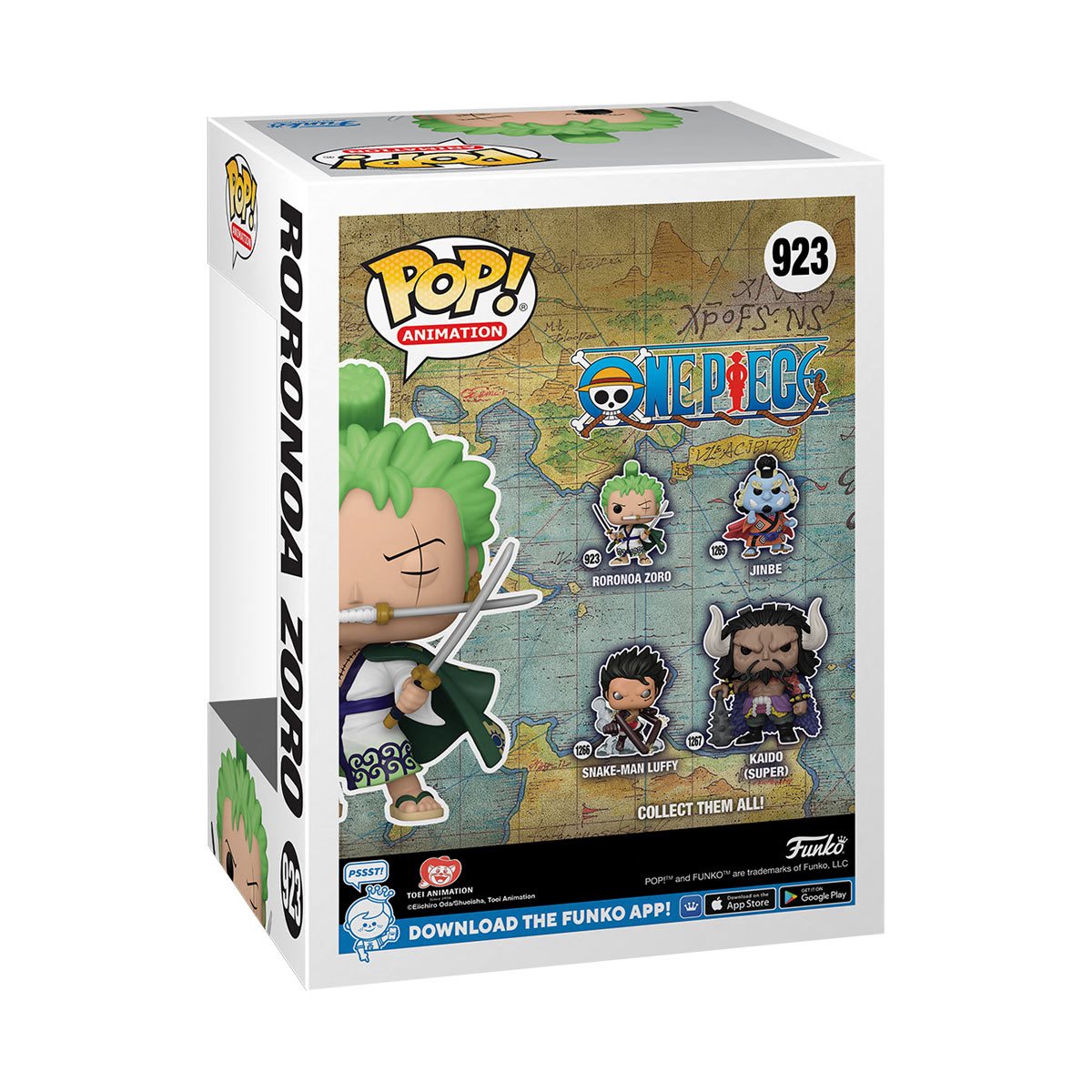 One Piece Roronoa Zoro Funko Pop! Vinyl Figure #923 - Image 3