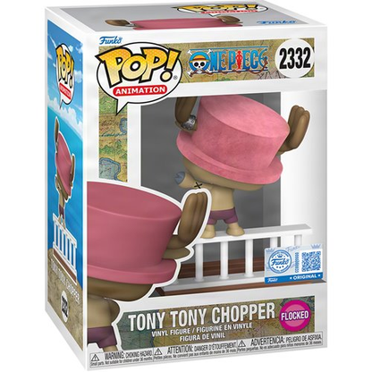 One Piece Straw Hat Pirates Tony Tony Chopper Flocked Funko Pop! Vinyl Figure #2332