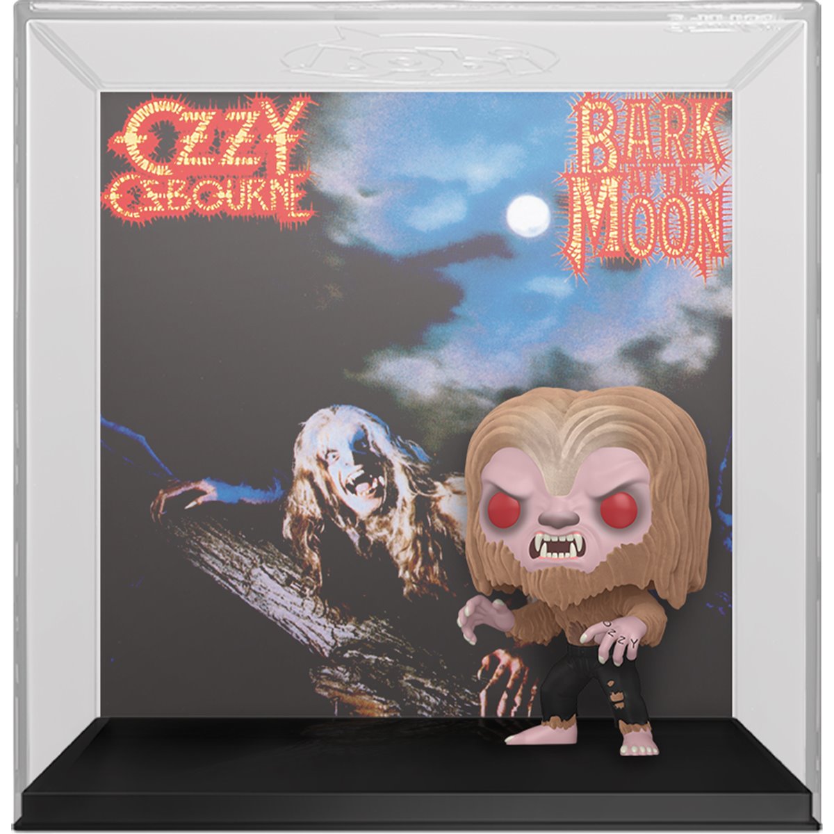 Ozzy Osbourne Bark at the Moon Flocked Funko Pop! Album Figure with Case #60 - Image 2