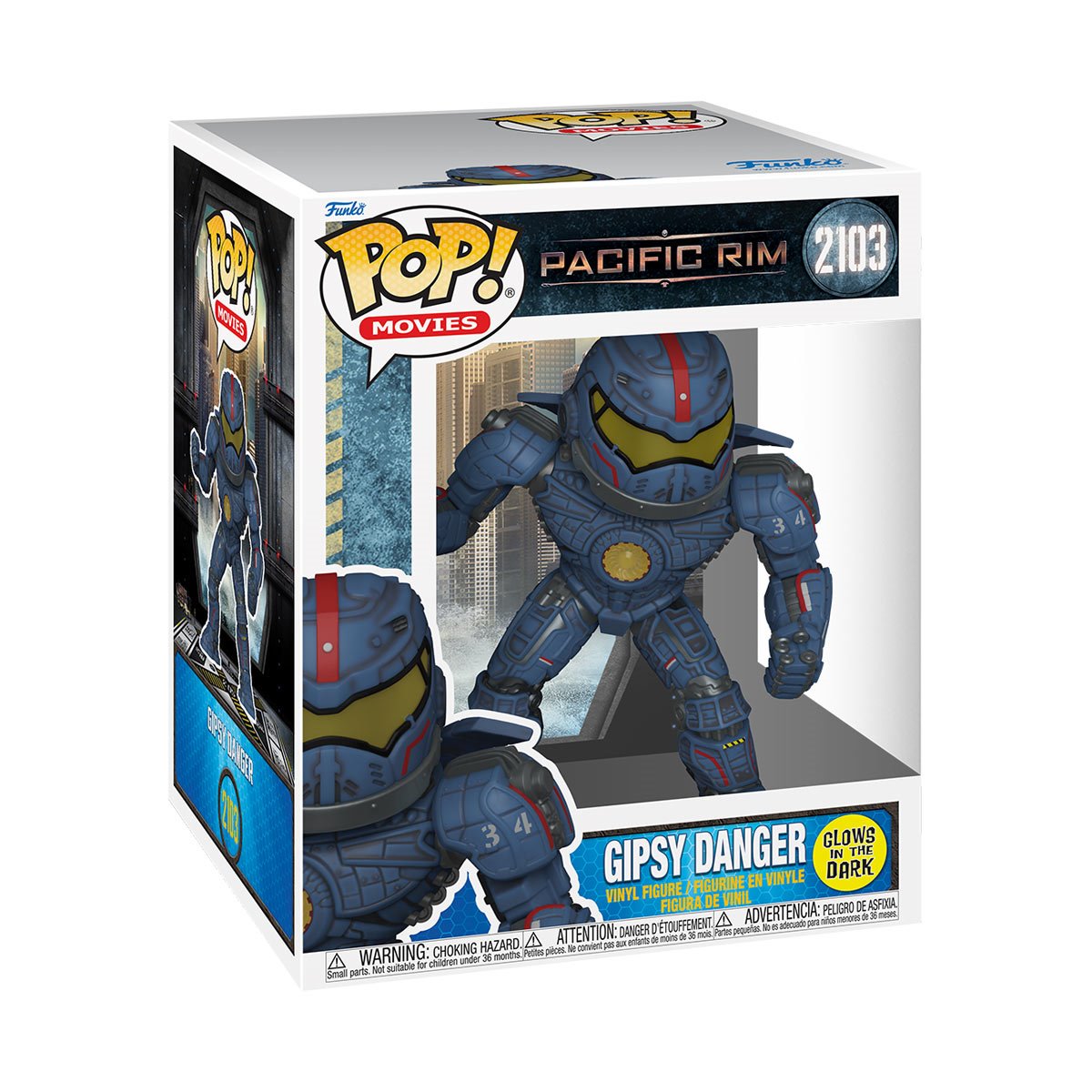 Pacific Rim Gipsy Danger Glow-in-the-Dark Super 6-Inch Funko Pop! Vinyl Figure #2103