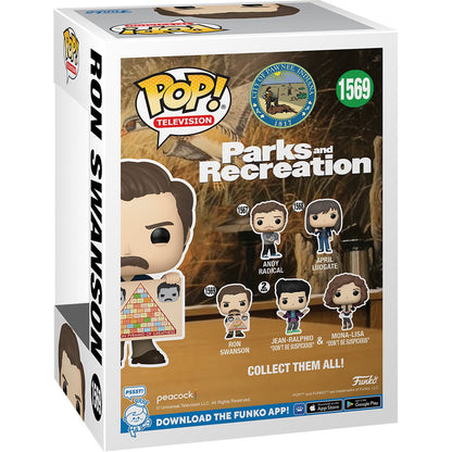Parks and Recreation 15th Anniversary Ron Swanson with Swanson Pyramid of Greatness Funko Pop! Vinyl Figure #1569 - Image 3