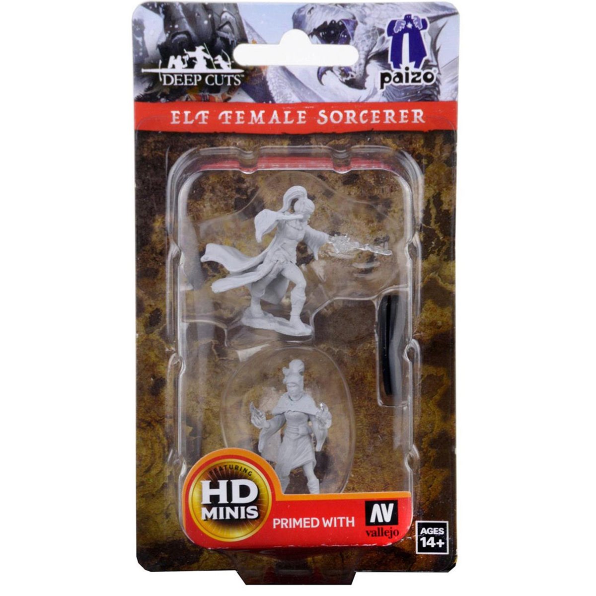 Pathfinder Battles Deep Cuts: Elf Female Sorcerer Mini-Figure 2-Pack