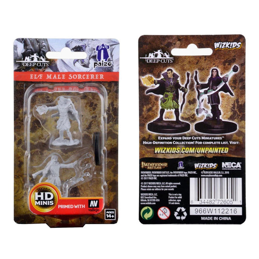 Pathfinder Battles Deep Cuts: Elf Male Sorcerer Mini-Figure 2-Pack - Image 2