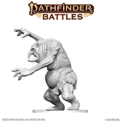 Pathfinder Battles Deep Cuts: Forest Troll Mini-Figure - Image 2