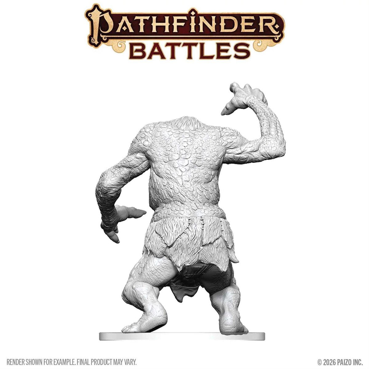 Pathfinder Battles Deep Cuts: Forest Troll Mini-Figure - Image 5