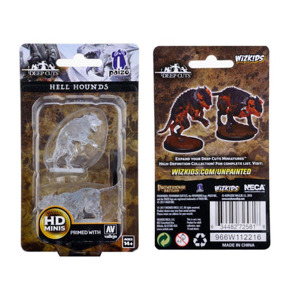 Pathfinder Battles Deep Cuts: Hell Hounds Mini-Figure 2-Pack - Image 3