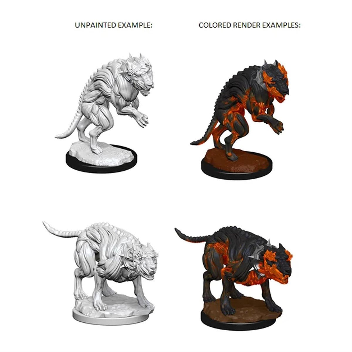 Pathfinder Battles Deep Cuts: Hell Hounds Mini-Figure 2-Pack - Image 4