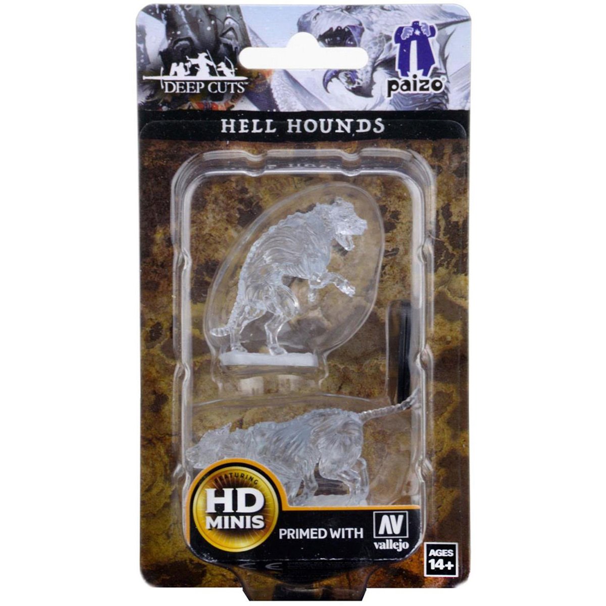 Pathfinder Battles Deep Cuts: Hell Hounds Mini-Figure 2-Pack