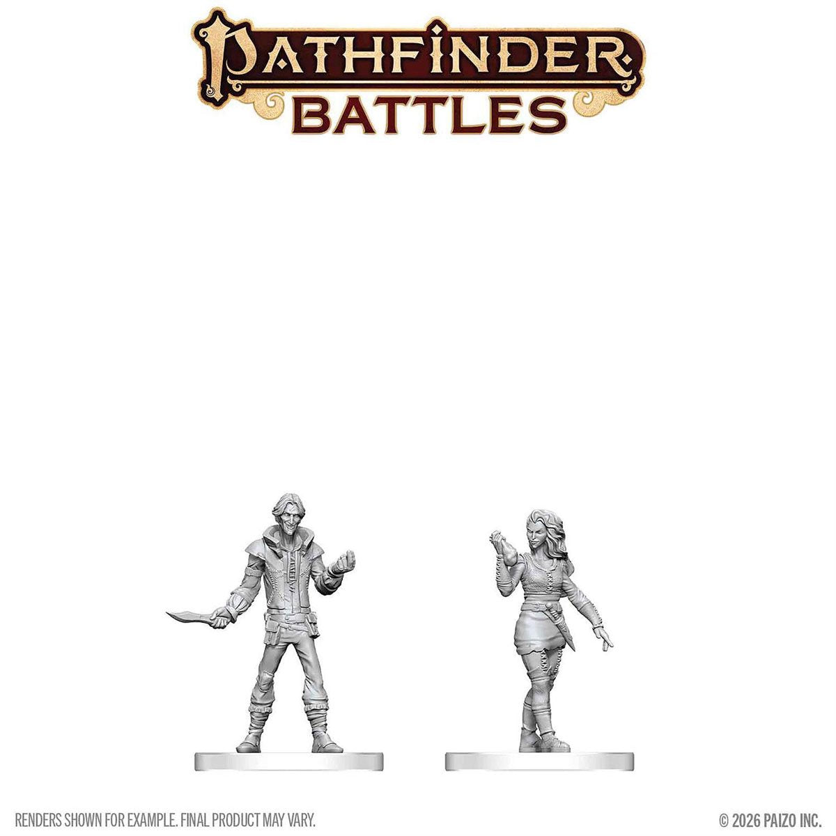 Pathfinder Battles Deep Cuts: Thief and Pickpocket Mini-Figure 2-Pack - Image 2