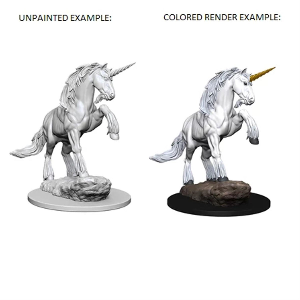 Pathfinder Battles Deep Cuts: Unicorn Mini-Figure - Image 4