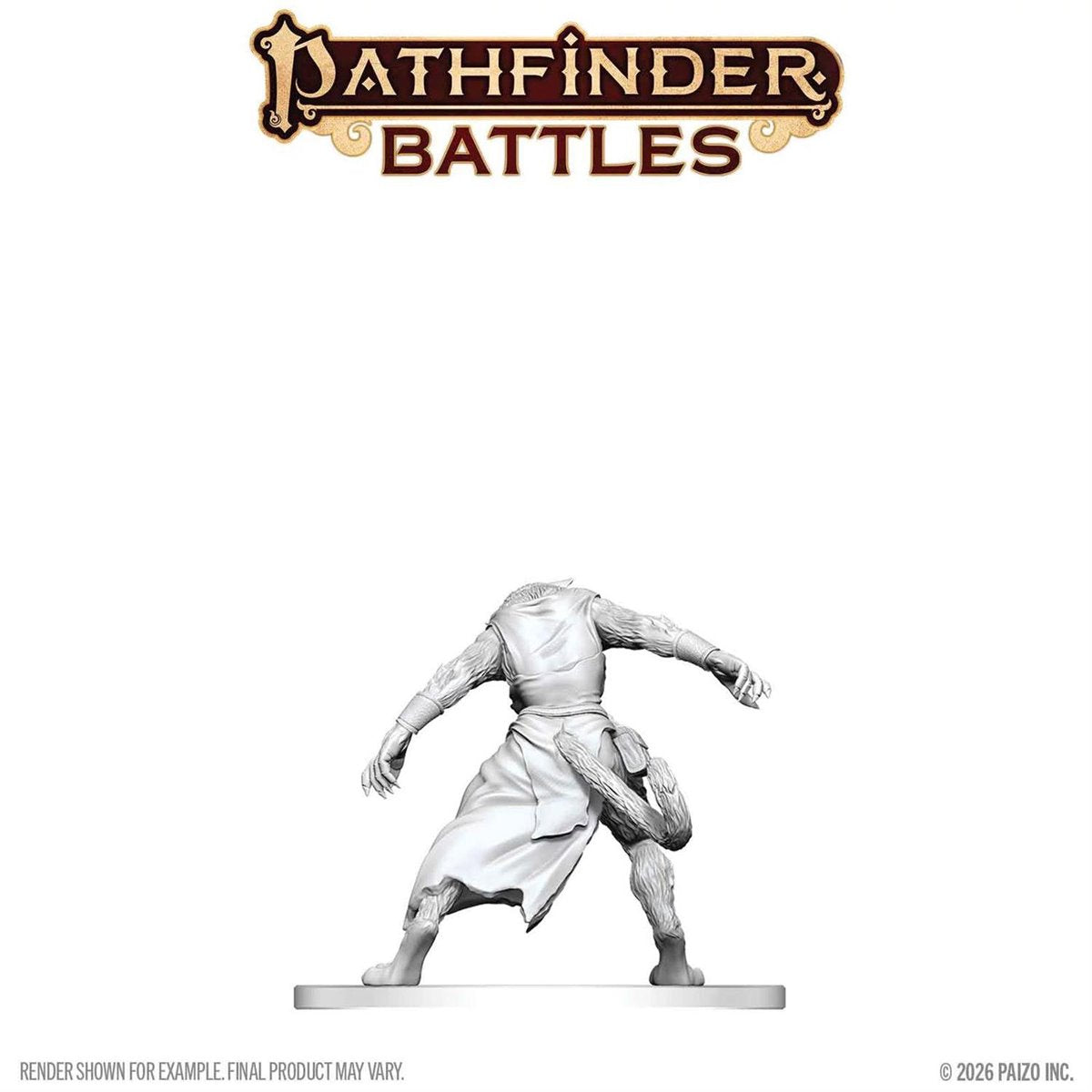 Pathfinder Battles Deep Cuts: Weretiger Mini-Figure - Image 5