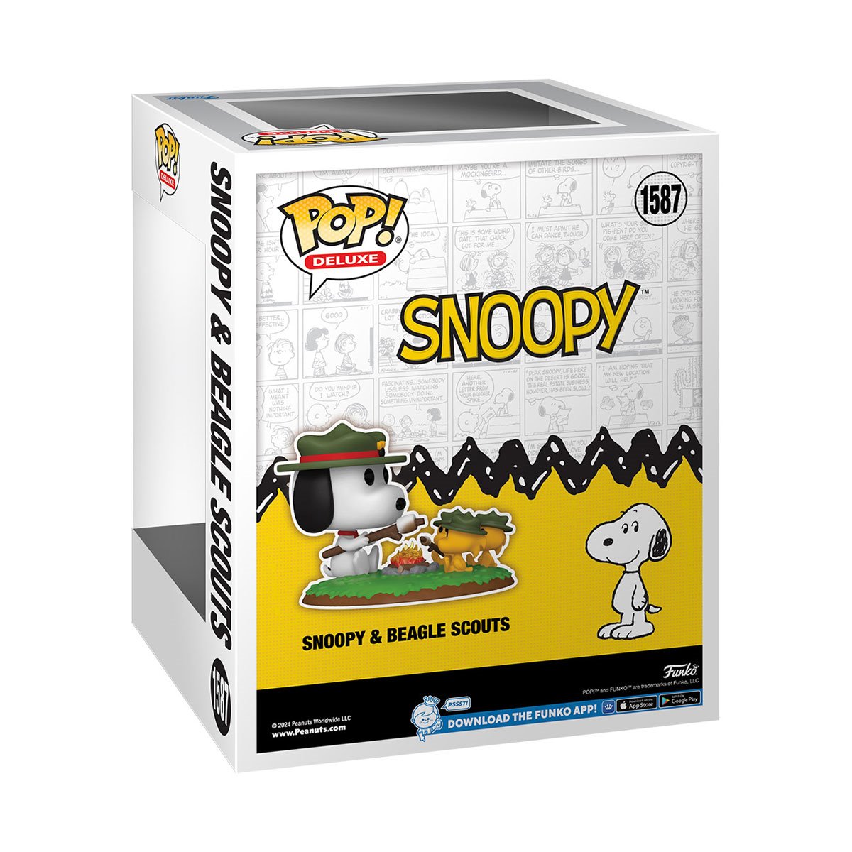 Peanuts Snoopy & Beagle Scouts Deluxe Funko Pop! Vinyl Figure #1587 - Image 3