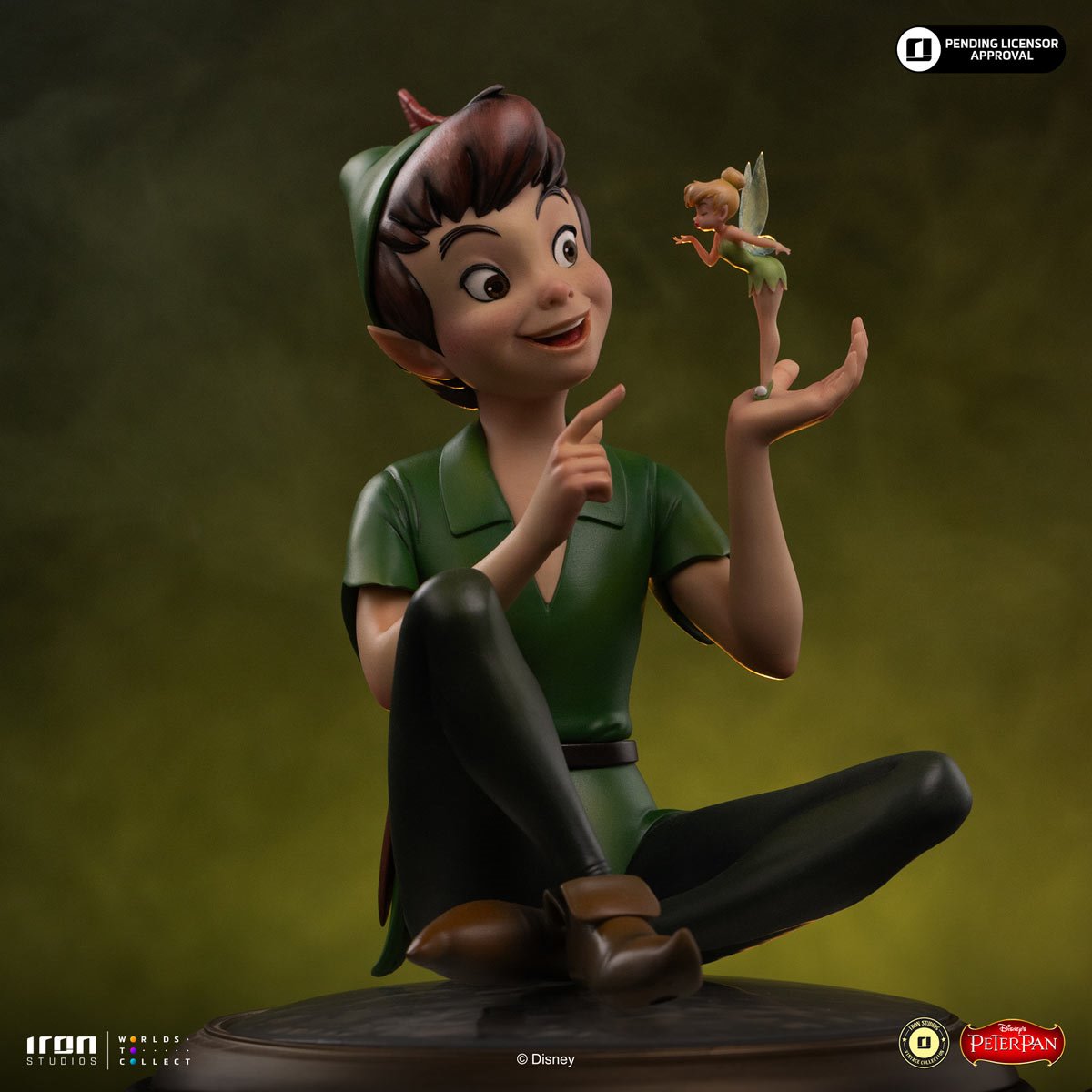 Peter Pan & Tinker Bell Disney Classics Vintage Collection Limited Edition Statue - Image 10