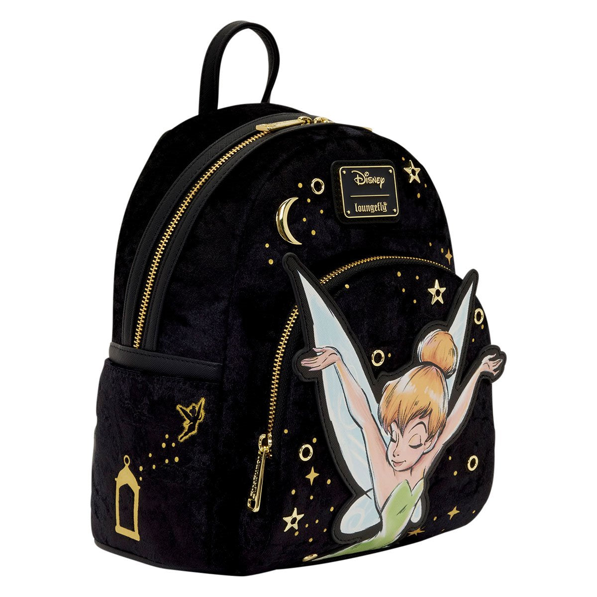 Peter Pan Tinker Bell Pixie Dust Velvet Mini-Backpack - Image 2