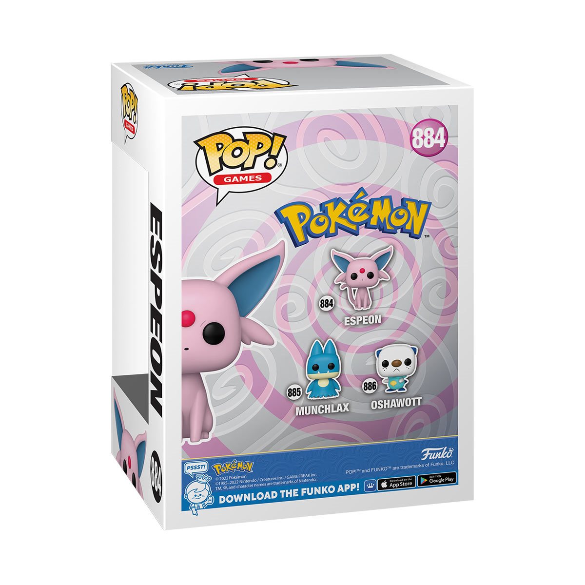 Pokemon Espeon Funko Pop! Vinyl Figure #884 - Image 3