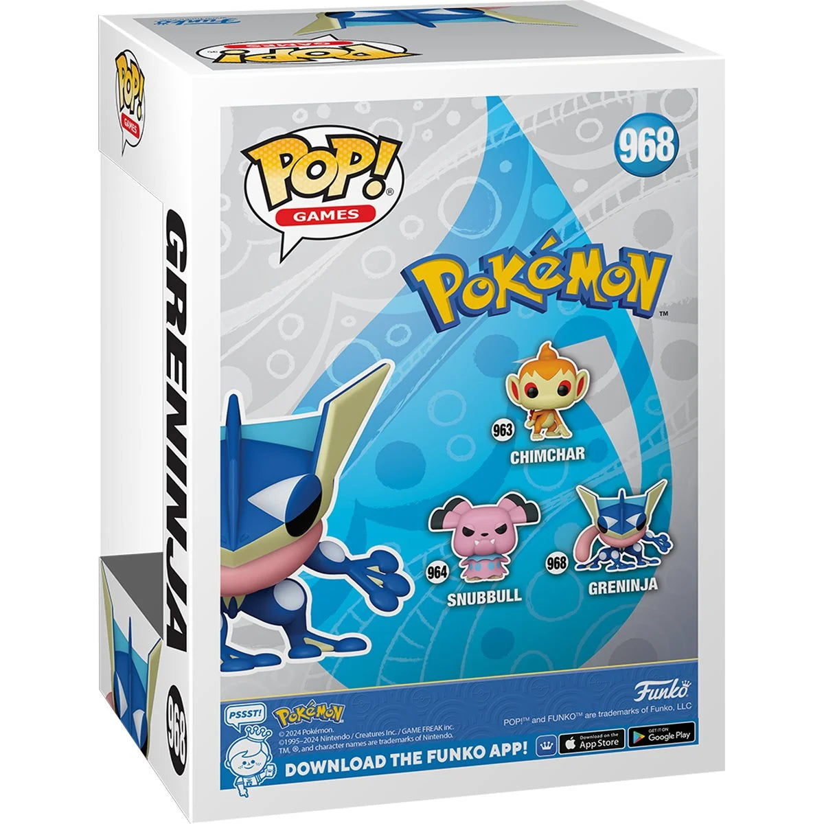 Pokemon Greninja Funko Pop! Vinyl Figure #968 - Image 3