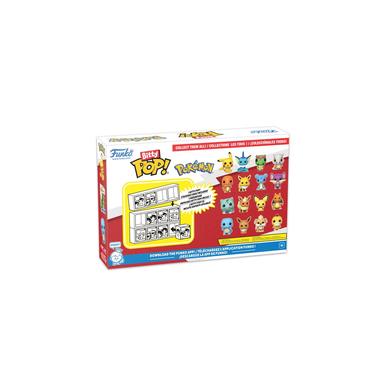 Pokemon Pikachu Funko Bitty Pop! Mini-Figure 4-Pack - Image 3
