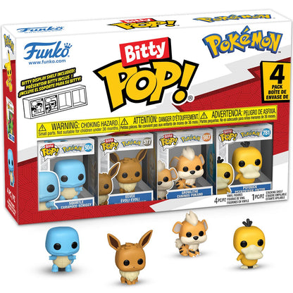 Pokemon Squirtle Funko Bitty Pop! Mini-Figure 4-Pack